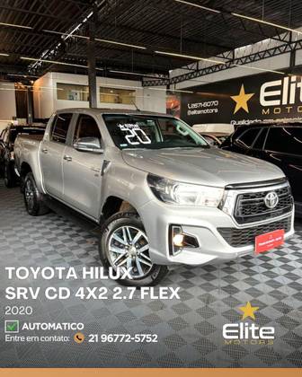 TOYOTA HILUX 2.7 SRV 4X2 CD 16V FLEX 4P AUTOMÁTICO